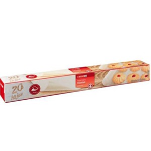 Papel SPAR Vegetal Folhas 38cmx42cm 20un