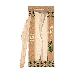 Facas SPAR Madeira Eco 10un