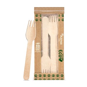 Garfos SPAR Madeira Eco 10un