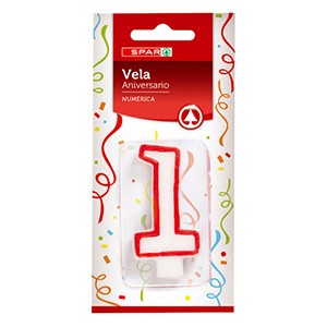 Vela Aniversario SPAR N1 un