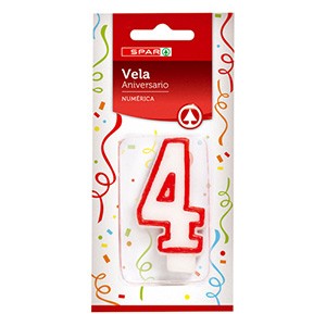 Vela Aniversario SPAR N4 un