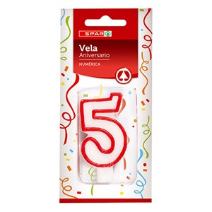 Vela Aniversario SPAR N5 un
