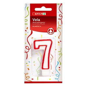 Vela Aniversario SPAR N7 un