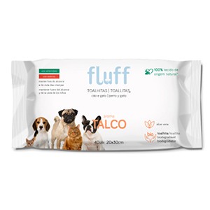 Toalhitas FLUFF P/ Animal 20x30cm 40un