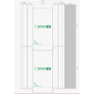 CONSUM Saco SPAR 14+4x27,5 1000un
